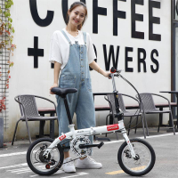 折疊自行車 三河馬14寸折疊自行車成人超輕便攜自行車折疊車城市休閑騎行單車