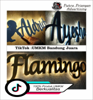 HURUF TIMBUL NYALA 15 CM / WATERPROOF / BAHAN PVC / HURUF OUTDOOR / HURUF LED / HURUF LAMPU / PLANG