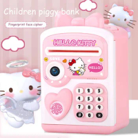 Power Bank Hello Kitty Sanrio Anime Cinnamoroll Piggy Bank Children Usb Charging Kuromi Safe Large Capacity Toys for Kids Girls
