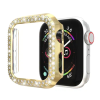 1pc Watch Case Suitable For Apple Watch 9 8 41mm 45mm 42mm Diamond Iwatch series case 7 6 5 4 Se 44mm 40mm