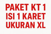 Sparepart Karet Pompa Canwin untuk Alat Terapi Pria Size Xl ( 1 Karet )