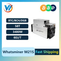 Free Shipping Used Whatsminer M21S 58T 56T Asic Miner