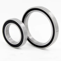 10pcs/lot S6811-2RS S6811RS S6811 Stainless steel Thin Deep Groove Ball bearing 55*72*9mm Double Rubber cover 55×72×9mm