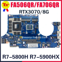 FA506Q Laptop Motherboard For ASUS TUF Gaming A15 A17 FA506QR FA706Q FA506QM FA706QR Mainboard R5 R7 R9 RTX3070-8G 100% Working