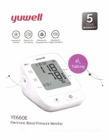 เครื่องวัดความดัน Yuwell รุ่น YE660E