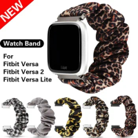 Fashion Elastic Watch Band For Fitbit Versa Scrunchie Strap For Fitbit Versa 2 Fitbit Versa Lite