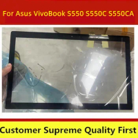oriignal 15.6" For Asus VivoBook S550 S550C S550CA Touch Screen Panel Digitizer Sensor Glass with frame Replacement