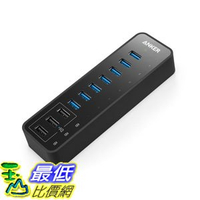 [現貨2組出清dd] Anker 10孔 60W 集線器 USB 3.0 + PowerIQ 充電 USB-A Hub 10-Port AK-A7515111_PP5