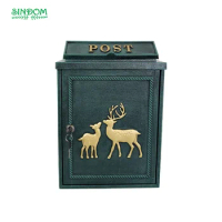 Favorable Waterproof Street Letterbox Metal Mailbox for Outdoor