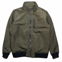 KANGOL 外套 飛行外套 軍綠 立領 長袖 秋冬服飾 男(6955146012)