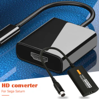 Professional Game Console HDMI-Compatible Adapter for SEGA Saturn 1080P HDTV Converter Connector Accessories