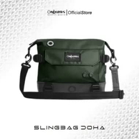 MND DOHA Slingbag Tas Selempang Pria Waterproof Hijau Tua