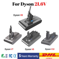 21.6V 8000mAh Replacement Lithium Battery for Dyson V6 V7 V8 V10 Series SV12 DC62 SV11 sv10 Handheld Vacuum Cleaner Spare