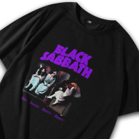 T shirt Kaos Baju Tshirt Band Black Sabbath Dio Musik Metal Punk Rock Oversize Atasan Vintage Tee Mu