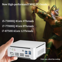 IntelCore 7th Gen Mini PC i5 7300HQ/i7 7700HQ Intel UHD630 win10 4Core 8 Threads 2.4G+5G+Bluetooth NUC Freeshipping pc