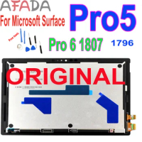Original Display For Microsoft Surface pro5 pro 5 1796 Pro6 Pro 6 1807 LCD Display Touch Screen Digitizer Assembly For LP123WQ1