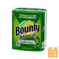 【Bounty】隨意撕特級廚房紙巾 101張*12捲/袋