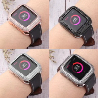 Suitable for Apple Watch iwatch4/5/6 generation metal full diamond shell applewatch3 metal diamond protective shell Fhx-25K