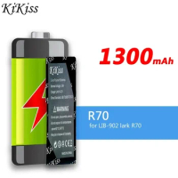 KiKiss Battery R70 (LIB-902) 1300mAh for lark R70 lib-12 F5 F7 F70 F80 M5 for Sharp ST60 ST60BT DIY personal stereo