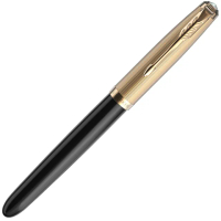 【PARKER】派克 51復刻 18K 鋼筆 黑桿金蓋