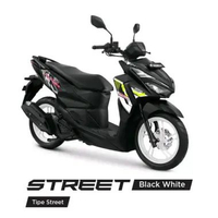 New HONDA VARIO 125 Street CBS ISS Sepeda motor Black White Bekasi
