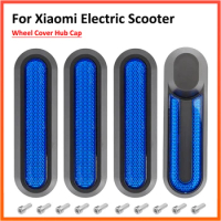 Front Fork Rear Wheel Protection Cover for Xiaomi 1S Pro 2 MI3 Electric Scooter Hub Cap Reflective Protect White Red Blue Shells
