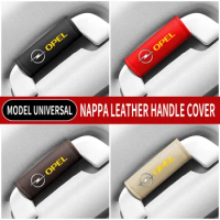 1PC Leather Car Roof Armrest Inner Door Pull Handle Protection Case Cover For Opel Opc Astra G H J Zafira Corsa Vivaro