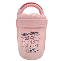 小禮堂 Hello Kitty 莫藍迪冰桶水壺 950ml (乾燥玫瑰色)