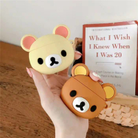 Cute Rilakkuma AirPod Pro 2 Case 1 2 3rd Generation 2021 Soft Silicone Cover For airpods Headset Charging Box Protection Shell
