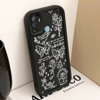 Casing Hp untuk OPPO A53 A53s A32 A33 2020 A11s Case Casing HP Kartun Kelinci Pola kasus ponsel tang