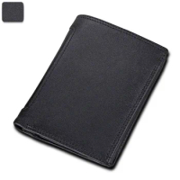 Factory Wholesale Direct Sales Mens Anti Theft Brush Anti RFID Mens Genuine Leather Wallet Multi Function Mens Vertical Wallet