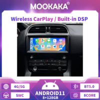 Android 11 Car Radio For Jaguar XE XF XEL F-Pace 2016-2019 GPS Navi Car Multimedia Player 2Din Stereo Autoradio Head Unit