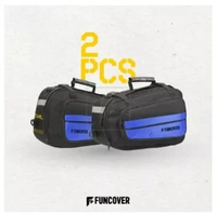 Sidebag motor Side Bag Oval Tas Samping Motor Waterproof Funcover Biru