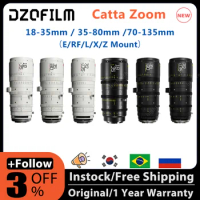 DZOFilm Catta Zoom Lens 18-35 | 35-80 | 70-135MM T2.9-22 E/RF/L/X/Z mount Cine Zoom Lens