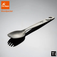 Fire Maple Titanium Fork Spoon Can Open Outdoor Lightweight Portable For Mountaineering Camping Travel