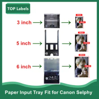 6 / 5 / 3 inch L Tray fit for for Canon Selphy Photo Printer CP1300 CP1200 CP910 CP900 CP810 Paper Input Tray for Selphy KP108IN