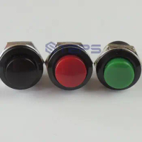 Free shipping 3pcs/lot Power Self-reset point move button switch 3A 1NO R13-5071 16mm