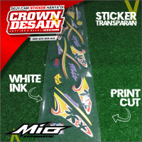 Striping UV Mio Sporty Desain Amore  Variasi Desain Simple - Stiker Lis UV Mio Sporty Custom Desain 
