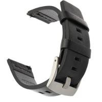 For Garmin Venu/SQ/SQ 2/ Venu2 Plus Wrist Strap 20mm Leather Watchband for Garmin Forerunner 245 645 158 55/ Vivoactive 3 Band