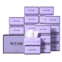 [20 ห่อ]Botare GB/T 20808 Air Cushion Soft Tissue กระดาษทิชชู่ หนา 4 ชั้น 400 แผ่น