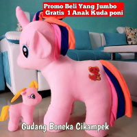 Boneka Kuda Poni Jumbo Bonus 1 Boneka kuda Poni Mini