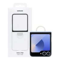 【Samsung 三星】Galaxy Z Flip6 原廠透明保護殼 - 指環扣(EF-QF741)