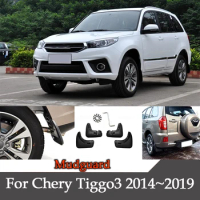 4 pieces of car mudguard modified rear tire mudguard special decoration for Chery Tiggo3 2014 2015 2016-2019 car accessories