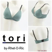 TORI Bra Wanita Tanpa Kawat Wirefree / Wireless Busa Tipis TORI size 34 36 38 Full Cup Pakaian Dalam