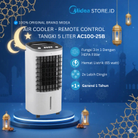 【Promo Produk Baru】Midea Air Cooler AC100-25B/25BR/18B – Air Cooler 5L dengan – Pendingin Multifungs