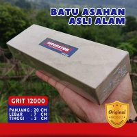 MOGOSTON -  Batu Asahan GRIT 12000 UK 20X7X3 - Batu pengasah perkakas untuk menajamkan asli dari ala