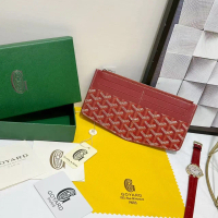 GOYARD card wallet, coin purse, long clip, long clip, calf leather material, color and style are sub