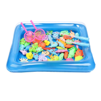 【指選好物】磁吸釣魚水池套組(釣魚玩具 釣魚竿 撈魚玩具 兒童釣魚 磁性釣魚)