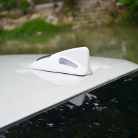 汽車太陽能防追尾警示燈車用鯊魚鰭雙燈天線車頂爆閃警示燈【尚宜汽配】