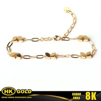 Gelang Emas 8K Bracelet Wanita Type 2424 HK GOLD